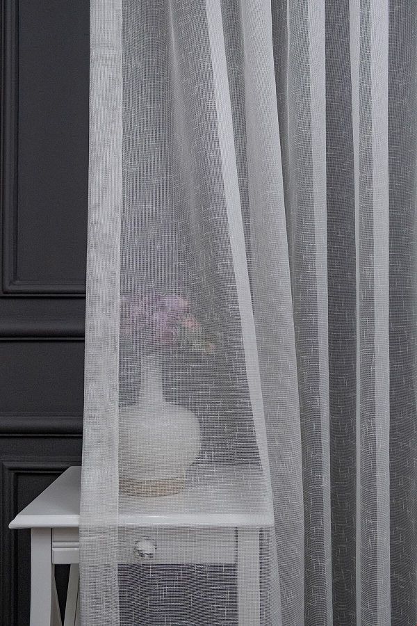 Brillant-Form Pattern Style 3 Layers Pleated Simple Stylish Fashion Design Tulle Curtain 1