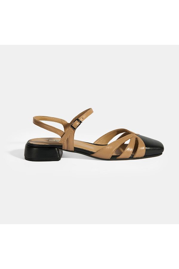 Desa-Pantofi casual de damă, bej, din piele 1