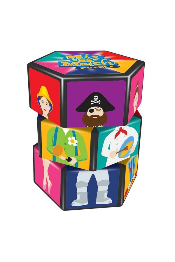 Bebeluc-Puzzle hexagonal - Hainute colorate 1