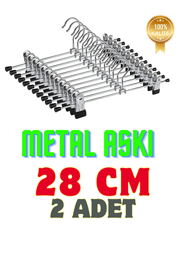 CNGZSHOP 2 Adet Metal Etek Pantolon Sütyen Çorap Gömlek Palto Kravat Bebek Askısı