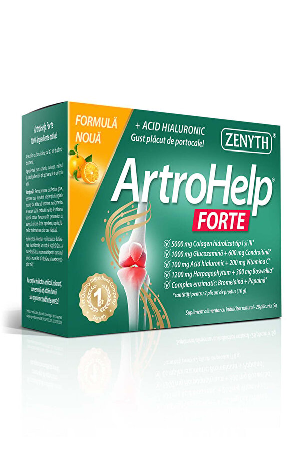 ZENYTH Artrohelp Forte, 28 Sachets, Joint Pain, Hydrolyzed
