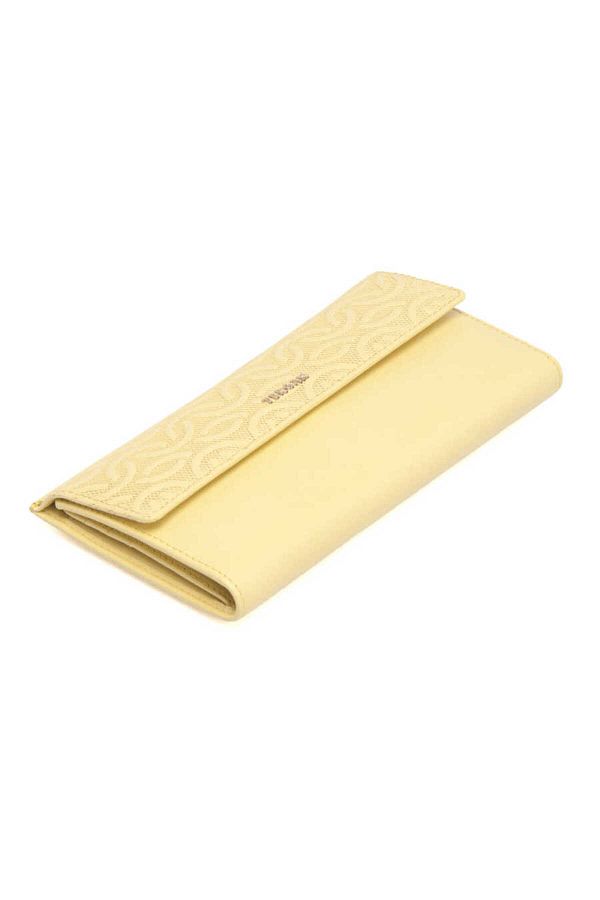 Tergan-Women's Yellow Leather Wallet - S1Cb 00005793 -L5E 1