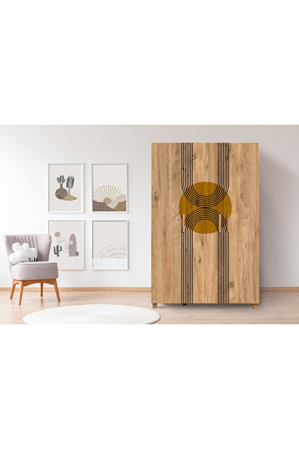 Vivense Leva Sun Gardırop, Atlantik, 3 Kapaklı