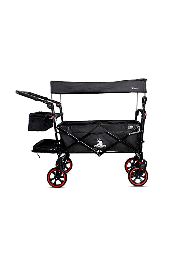 Wagon Çift Yönlü Premium Bebek Arabası Siyah