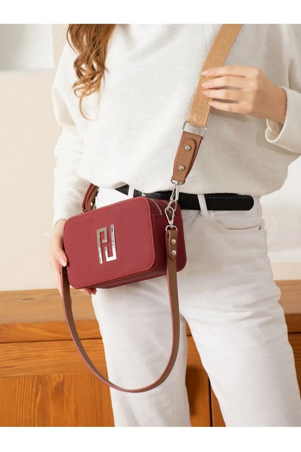 Just Polo-Square Bag Women's Cross Shoulder Bag (6016 Justpolo) 1
