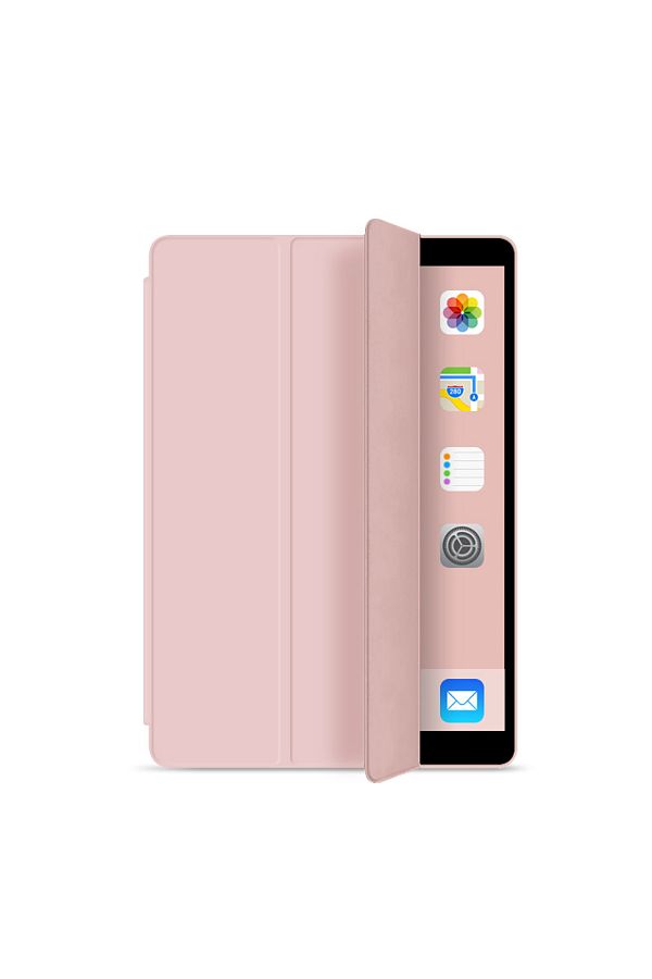 Choice-iPad Pro12.9 pink Smart Case for iPad 9.7 2018 2017 Fundas Magnetic Pu Leather Stand Cover for iPad 1