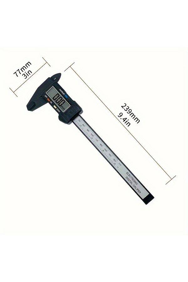 NIUXIANG-Black LCD Digital Caliper Gauge Micrometer Measuring Tool LCD Screen Easily Interchangeable Inches a 1