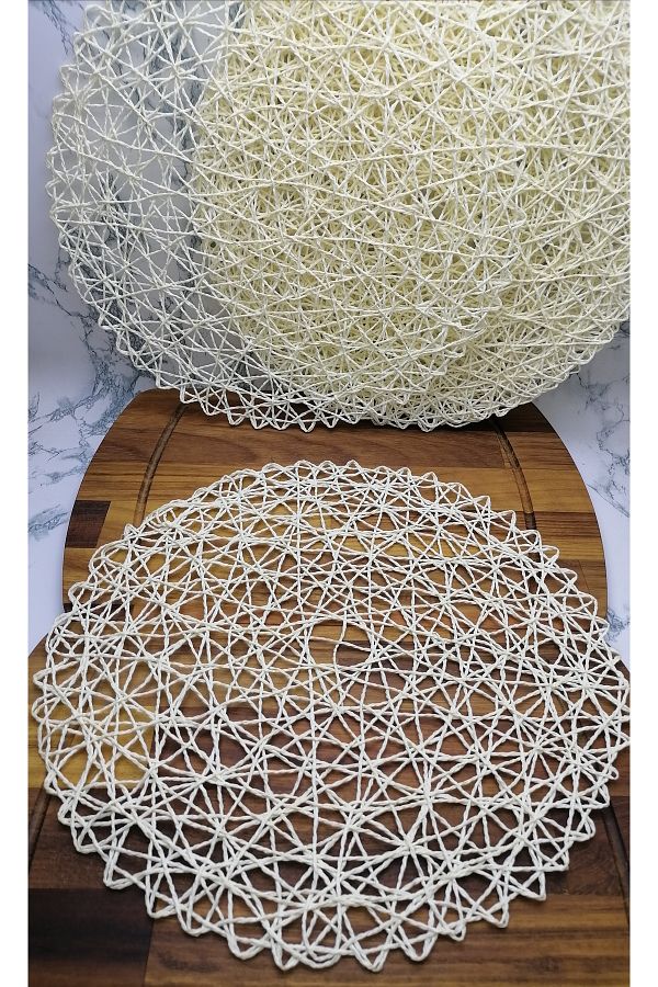 sweenhome-6 Cream Color Placemats 1