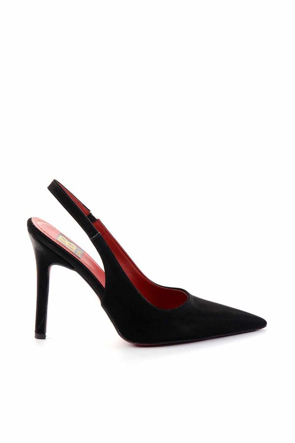 Bambi-Glänzende schwarze Lackleder Damen Klassische Schuhe mit Absatz K 01455018238 1