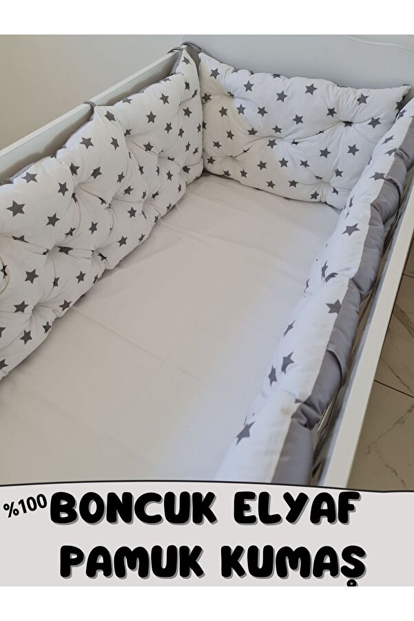 babynestdunyasi 60x120 Cm Beşik Kenar Koruma 45 Cm Yükseklik