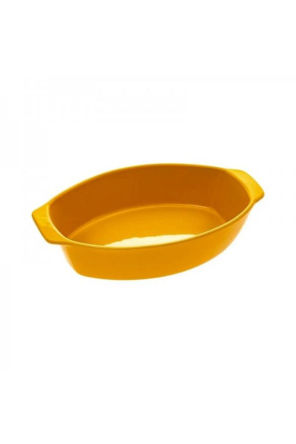 FİVE-Vas oval din ceramica pentru cuptor, Simply Yellow, 35x21 cm 1