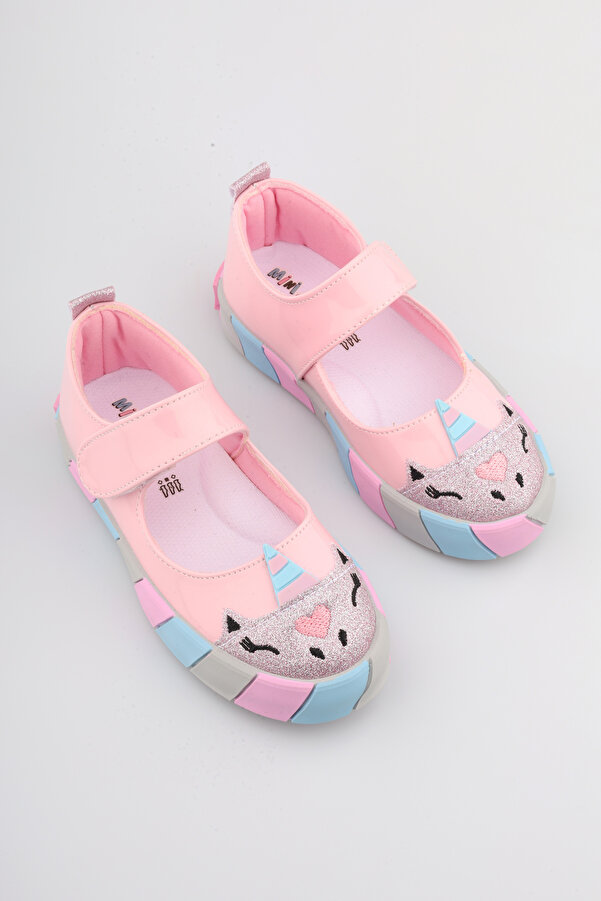 Mini Angel Rugan Pembe Babet Unicornlu Babet Kız Çocuk Babet Ortopedik Spor Babet Yeni Sezon Babet