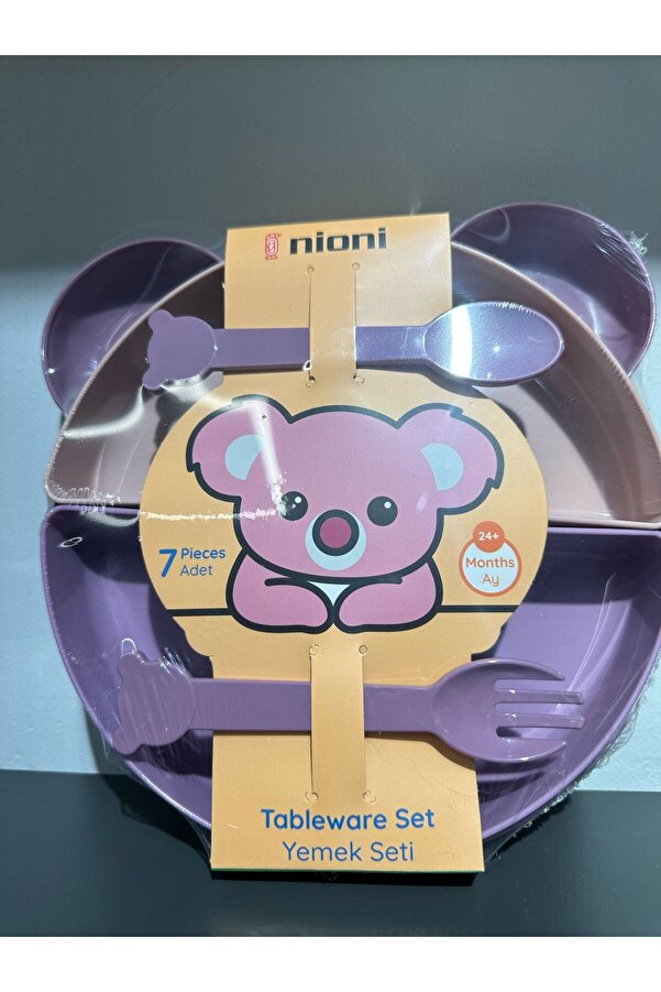nioni 7'li Yemek Seti/ Lila-mor