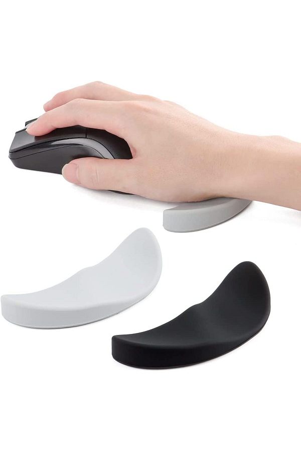 erorex-2 Pcs Ergonomic Mouse Wrist Rest Support Pad Cushion Gliding Wrist Support Pad Palm Rest Sliding 1