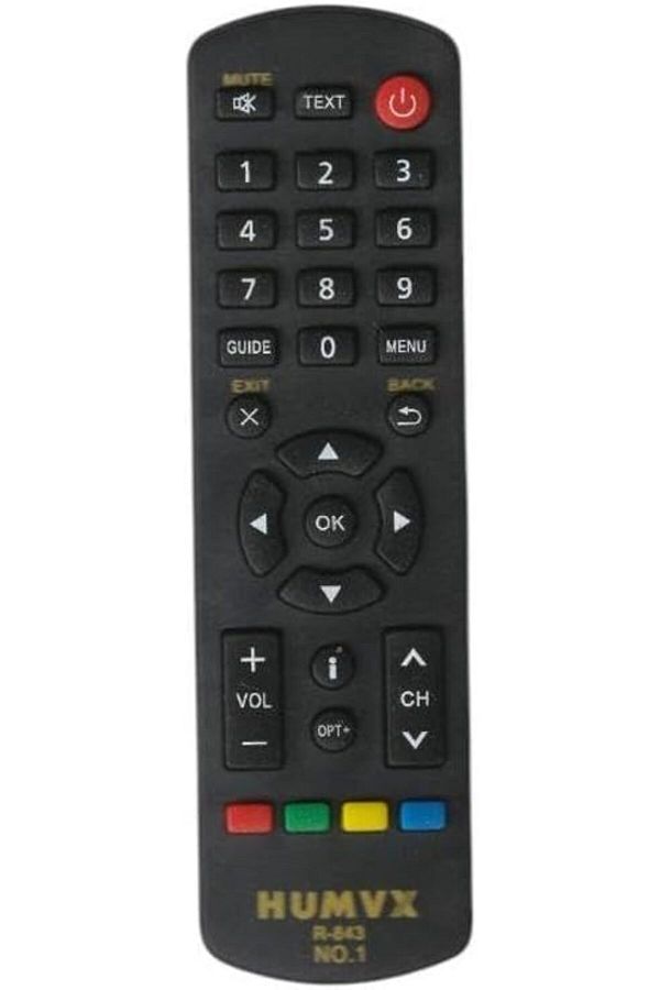 erorex-Mtc Receiver Remote Replacement Remote Control Compatible For Mtc Satellite Receiver Black 1