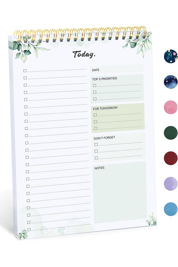 erorex-Undated To Do List Notebook For Work Home And School 52 Sheets Reusable Task Planner With Tear Off 1