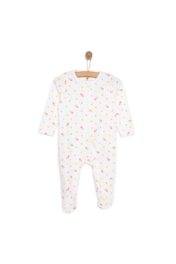 ebebek Hello Baby HelloBaby Yenidoğan Kız  Patikli Tulum Kız Bebek