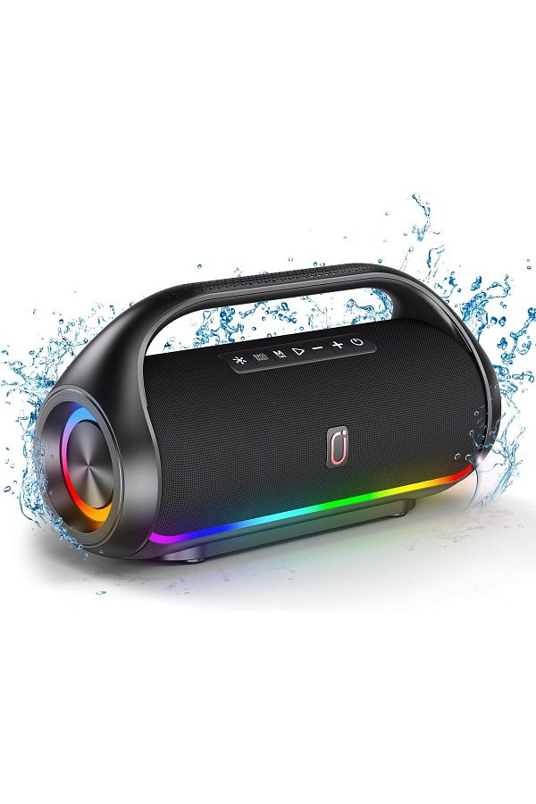 erorex-Speaker With Mic System For Singing Portable Bluetooth Speakers With Dazzling Light And 2 Wireless 1