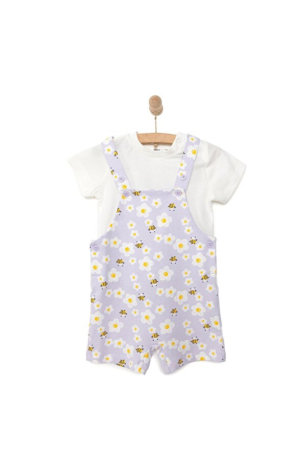 ebebek Hello Baby Kız Şort Salopet-Tshirt Kız Bebek