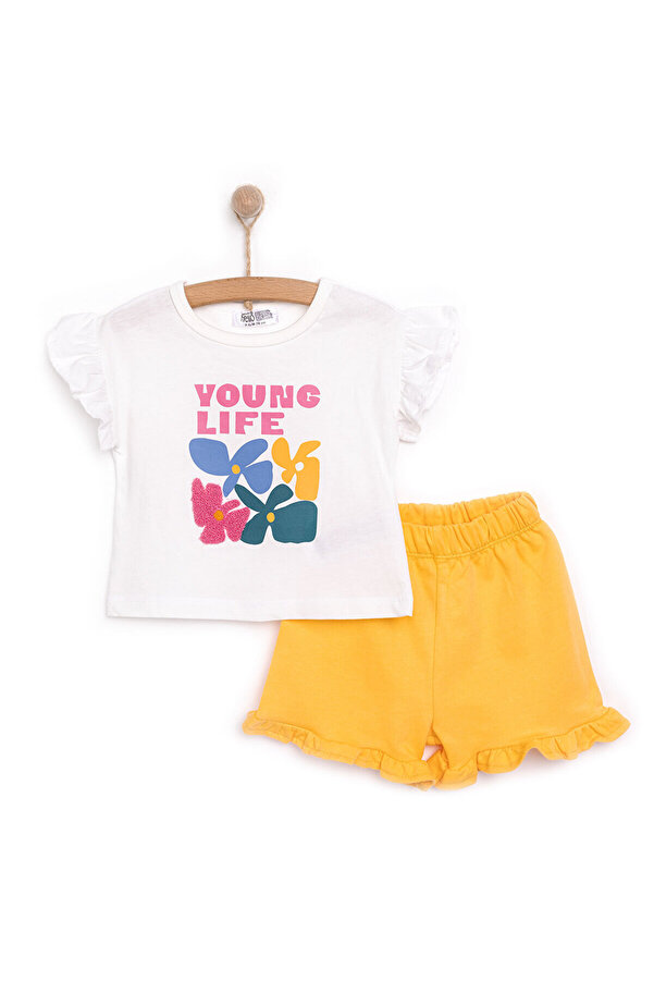 ebebek Hello Baby HelloBaby Motto Girl Tshirt-Şort