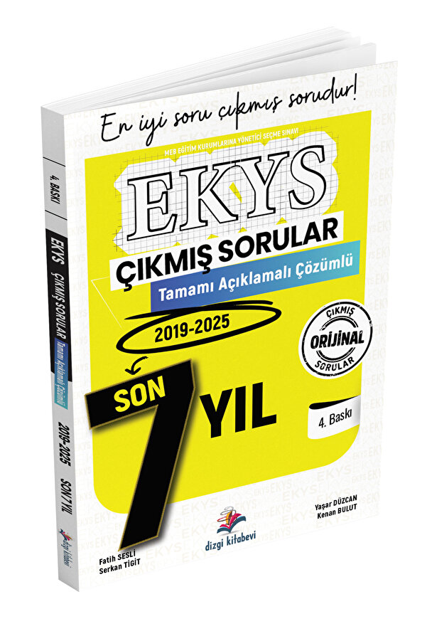 Dizgi Kitap MEB EKYS Müdür ve Müdür Yardımcılığı Tamamı Açıklamalı Son 7 Yıl Çıkmış Sorular Fatih Sesli 4. Baskı