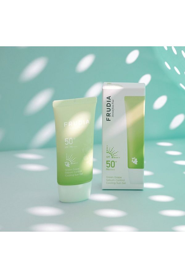 FRUDIA-Frudia Green Grape SPF50 Sebum Control Sun Gel - 50 Grams 1
