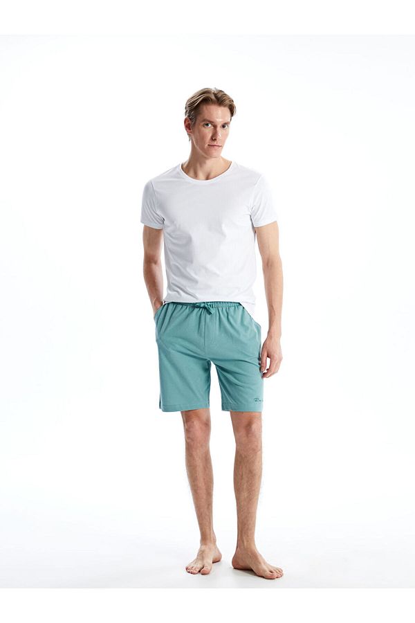 LC Waikiki-Lcw Slim Fit Men's Pajama Bottom Shorts 1