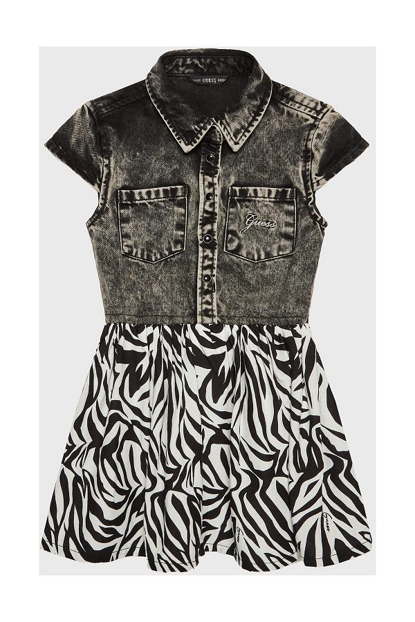 Guess-Sukienka casualowa szara dziecięca 1