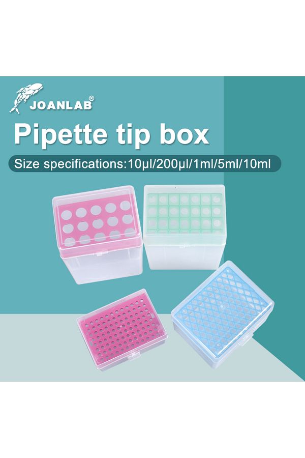 Choice-علبة طرف ماصة مختبرية JOANLAB سعة 10 ul علبة طرف ماصة بلاستيكية سعة 10 ul سعة 200 ul سعة 1 مل و5 مل و10 مل 1