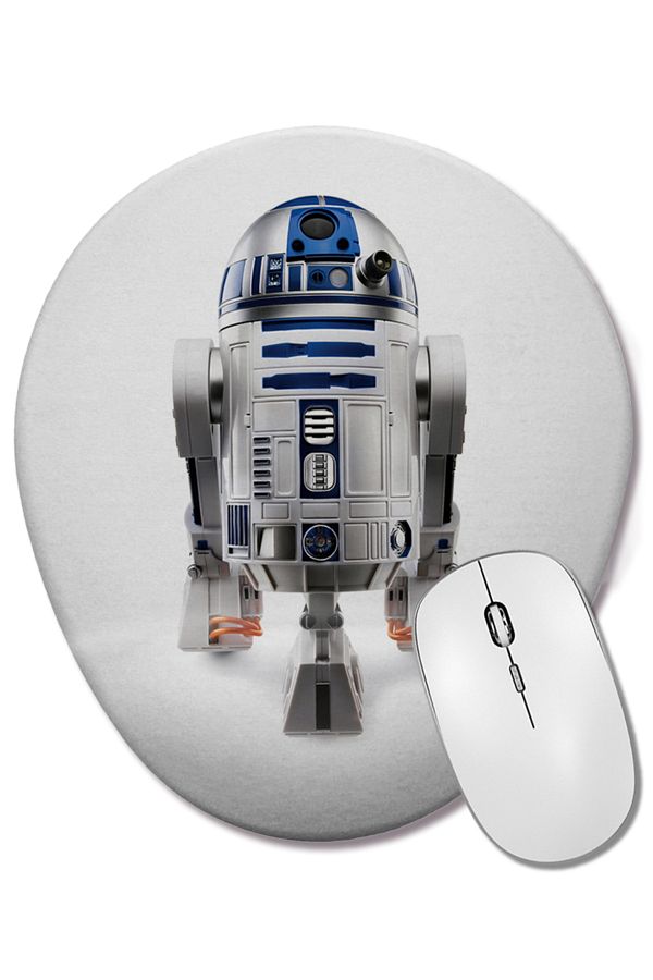 BASKI DÜNYASI-R2-D2 Star Wars 04 Oval Mouse Pad with Wrist Support 1