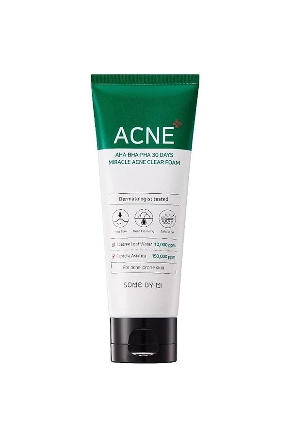 Some By Mi-Korean AHA BHA PHA 30 Days Miracle Acne Clear Foam - 100Ml 1
