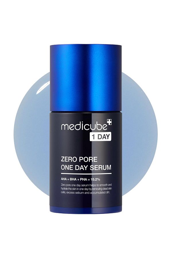 Medicube-Zero Pore Serum 1.01 oz - Overnight Resurfacing with AHA+BHA+PHA & Niacinamide 1