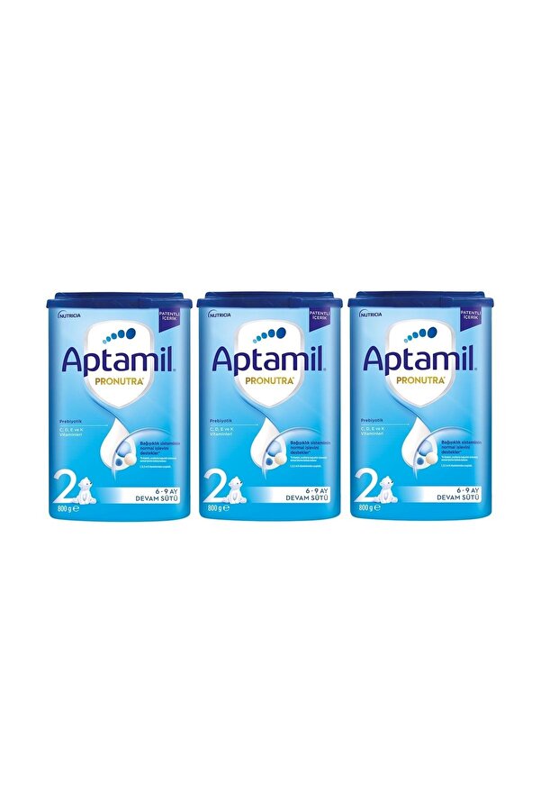 Aptamil 2 Numara 800 GR 6-9 Ay 3`lü Avantaj Paketi (2400 GR)