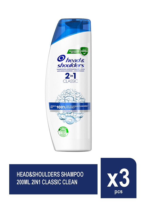 Head&Shoulders-SHAMPOO 200ML 2IN1 CLASSIC CLEAN X 3 1