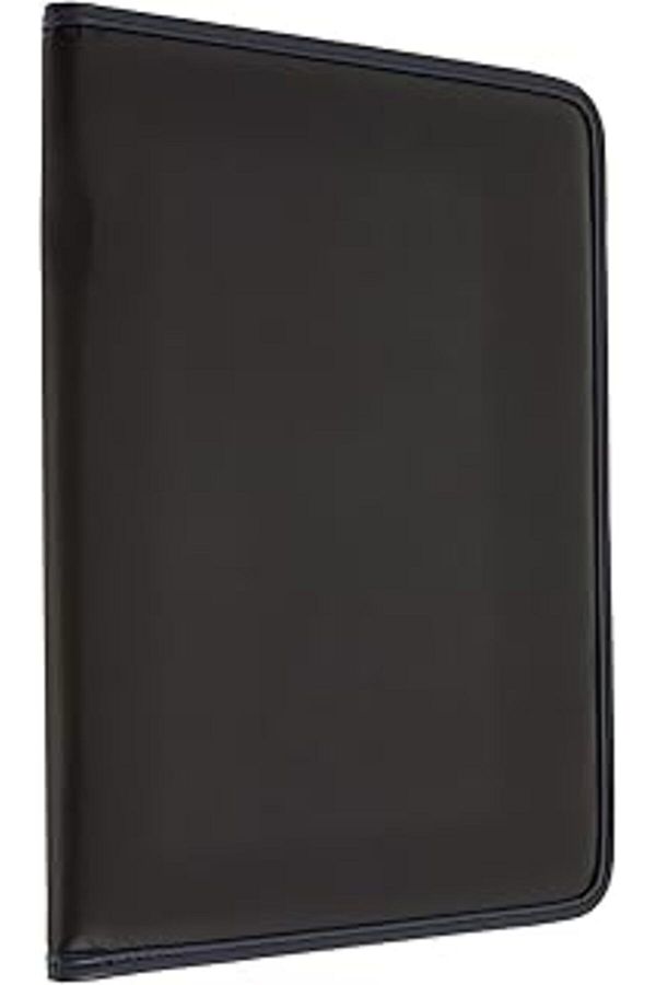 STOREMAX-Navy Leather Closed 2K 412-3 Secretary Notepad and Tabular A4 Secretarial File 1