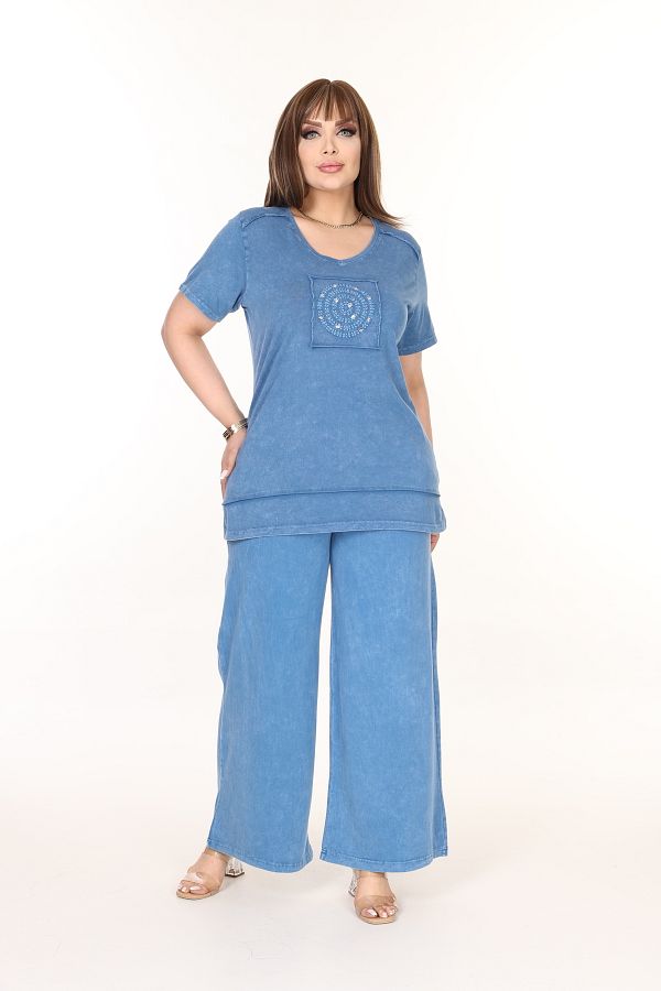 özle fashion-Modern Large Size Suit with Embroidery Detail on the Front 1