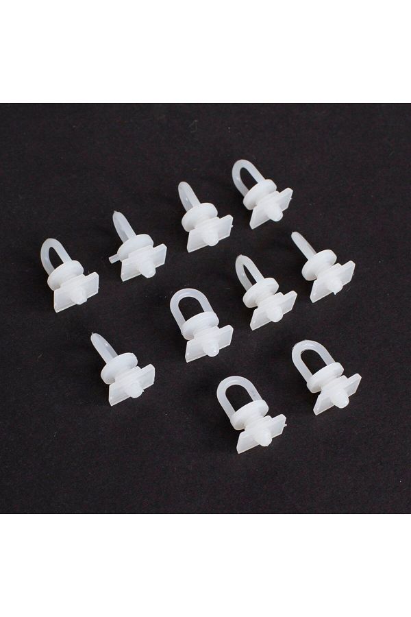 E NATIONAL-10 Pieces Rectangular Base Curtain Button 1