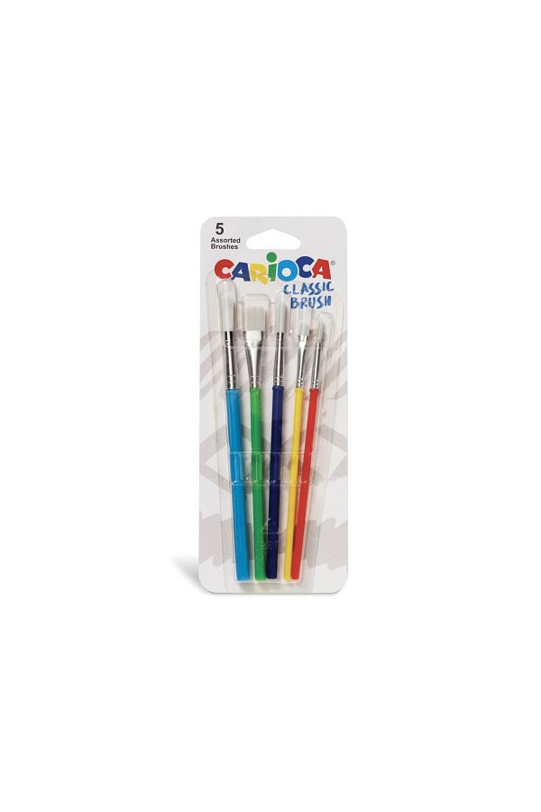CARIOCA-Set pensule pictura pentru copii, 5 buc 1