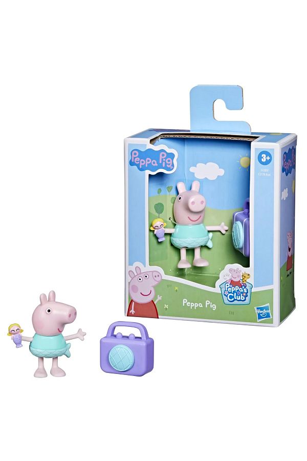 Hasbro-Purcelusa Peppa, Figurina 7 cm, Prietenii Amuzanti, Peppa Pig 1