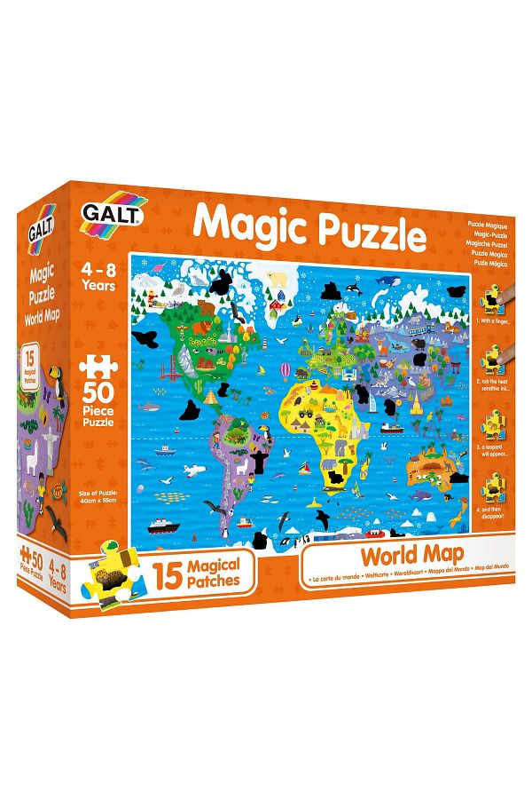 Galt-Magic Puzzle - Harta Lumii ( 50 Piese) 1