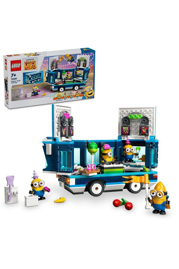 LEGO-Despicable Me Set de autobuz muzical pentru minioni de la 4 la 7 ani și peste 75581 (379 piese) 1