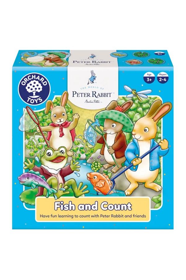 Orchard Toys-Peter Rabbit Fish and Count Educational Game 1