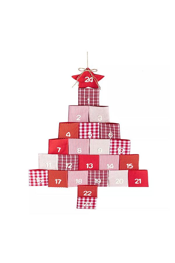 Fakopancs-Calendar Advent, Brad din material textil 1