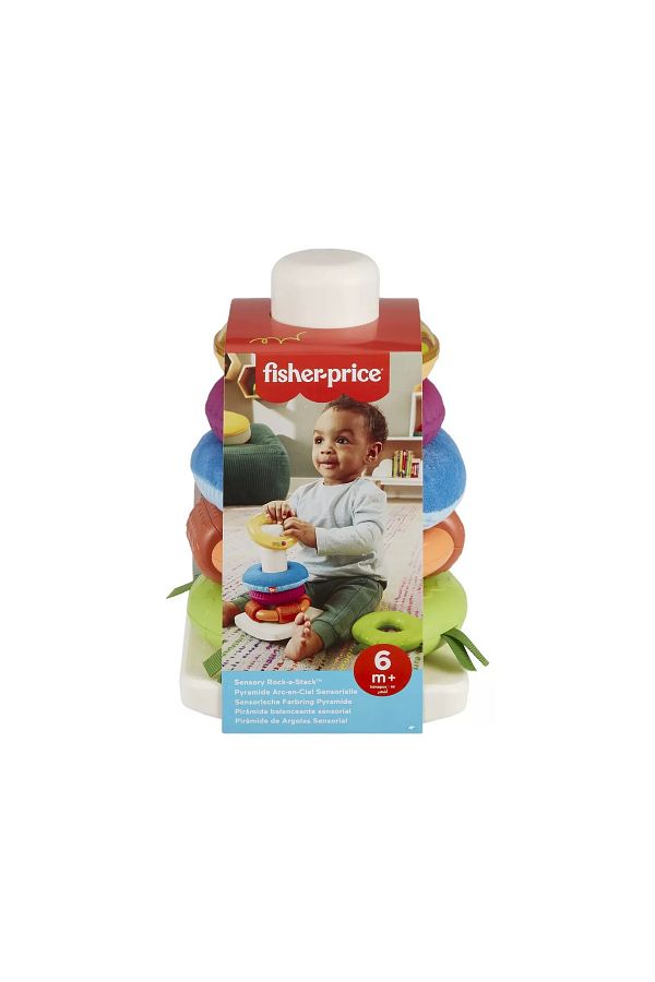 FISHER PRICE-Piramida, Jucarie de stivuit, sortat si motricitate bebelusi, Fisher Price 1