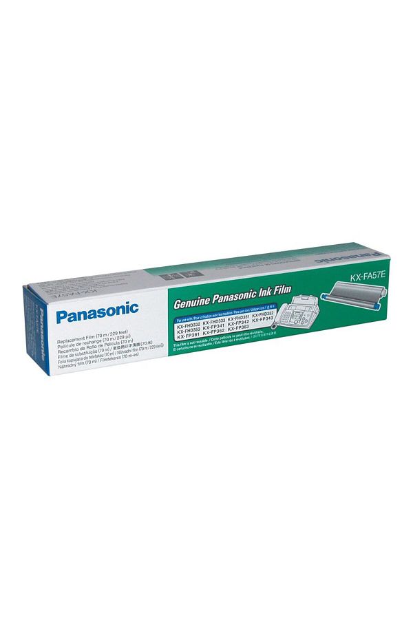 PANASONIC-Geniune Ink Film for Fax KX-FA57E - Black 1