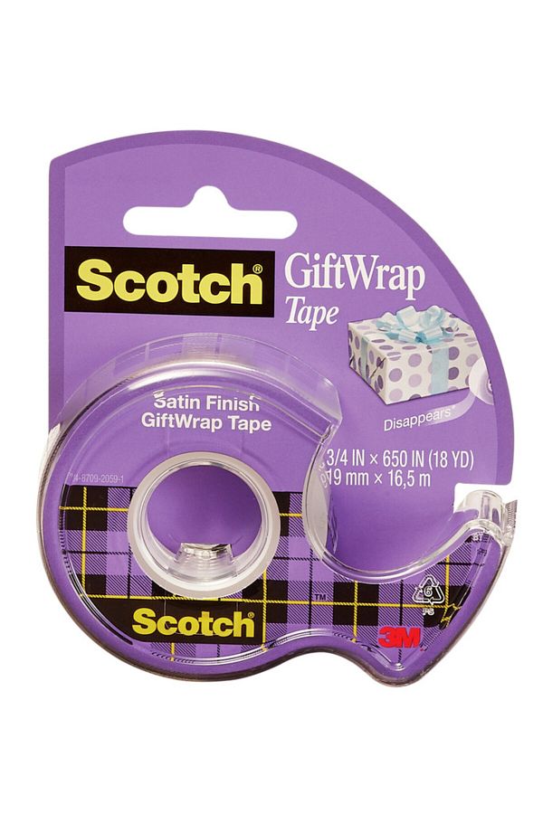 Scotch-® GiftWrap Tape 15, 3/4 in x 650 in (19 mm x 16.5 m) 1