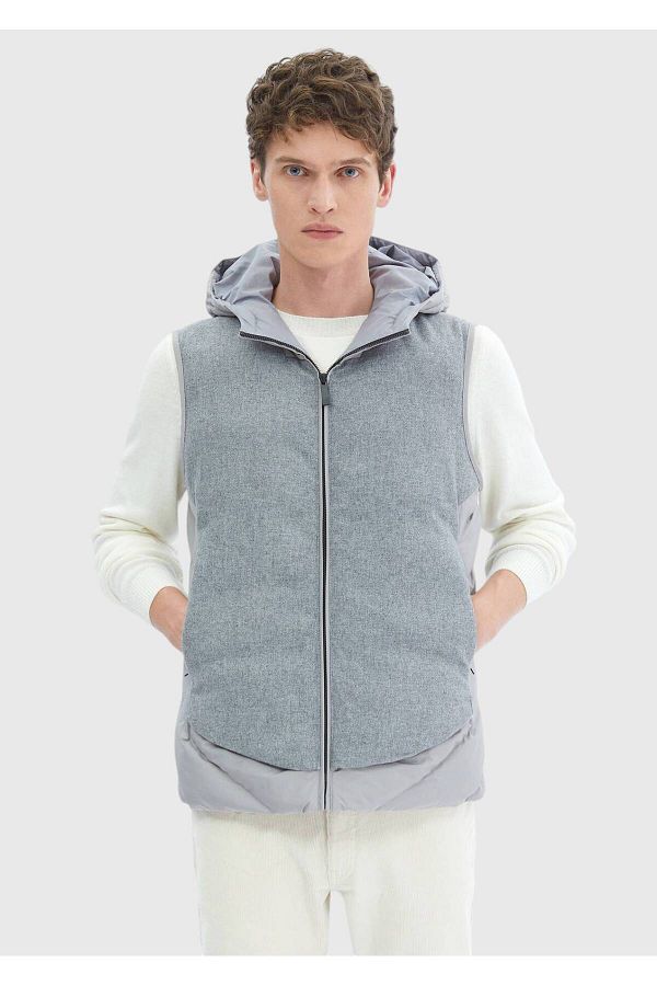 Ramsey-Gray Woven Sports Vest 1