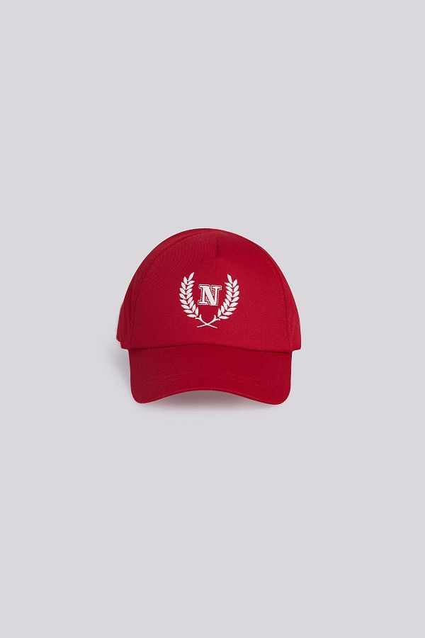 Nebbati Basic-Bg Store Boy's Red Hat 1
