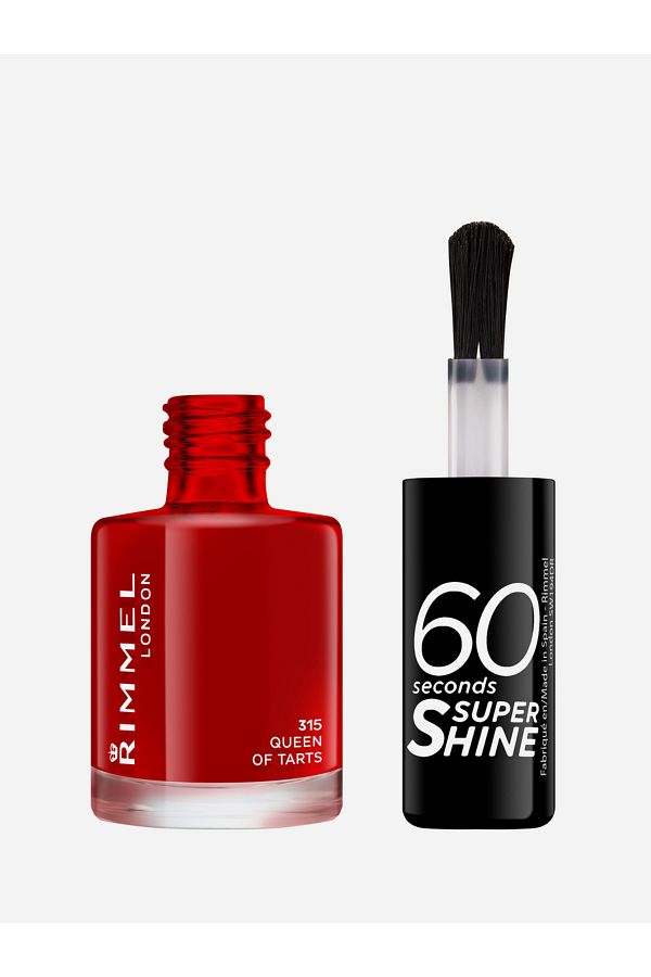 Rimmel-60 Seconds Super Shine Nail Polish, 315 Queen of Tarts, 8 ml - 0.25 fl oz 1