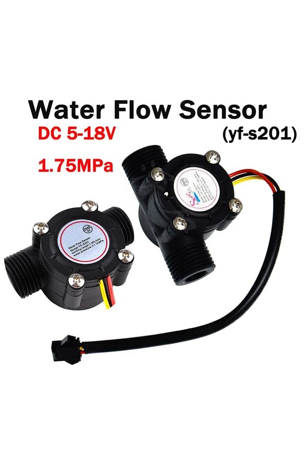 APWIKOGER-Dc 5 To 18v 5-18v Water Flow Sensor 1.75mpa Water Control Liquid Flowmeter Hall Flow Sensor 1